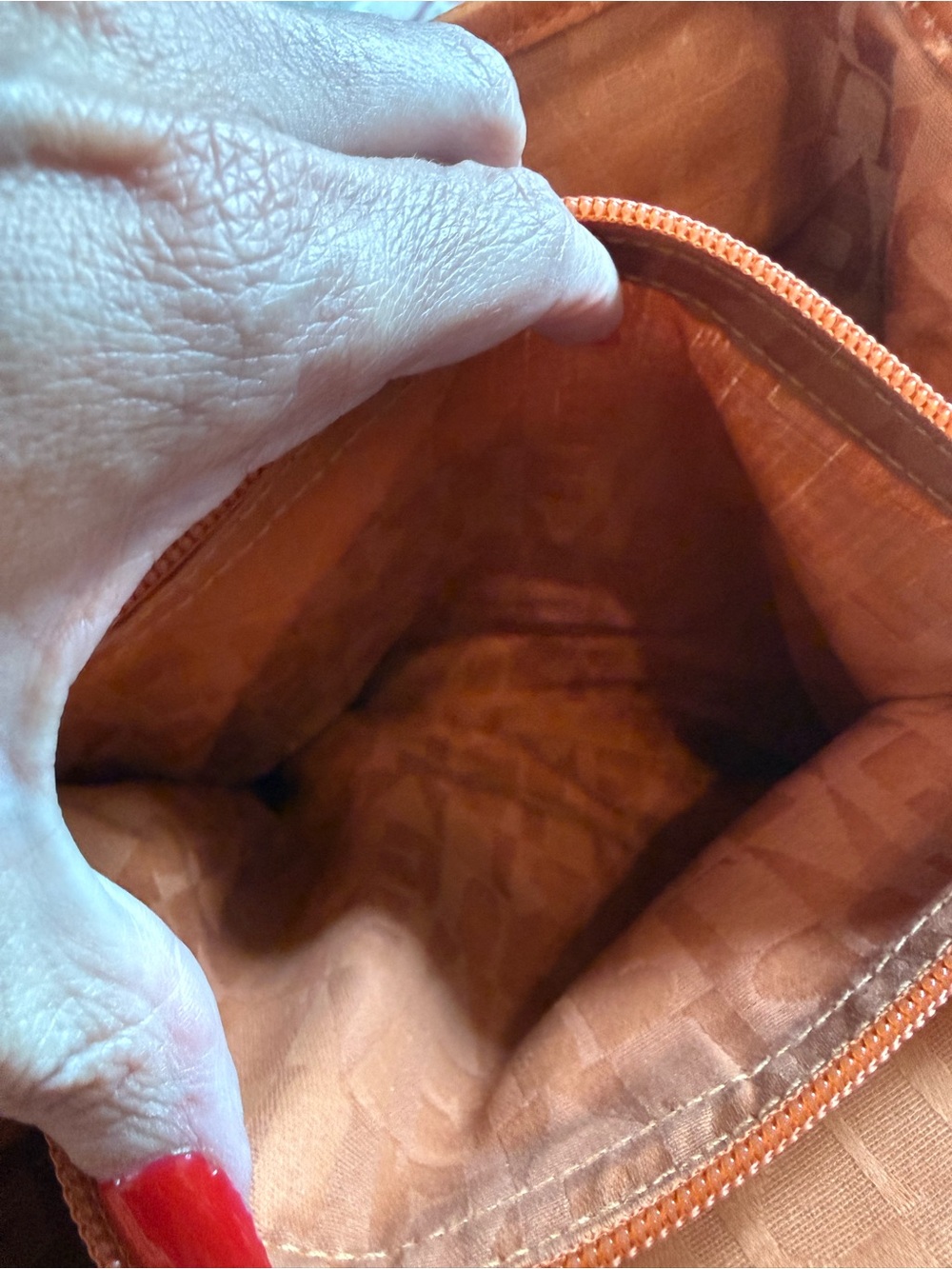 Furla Textured Leather Handbag - Picture 6 of 10